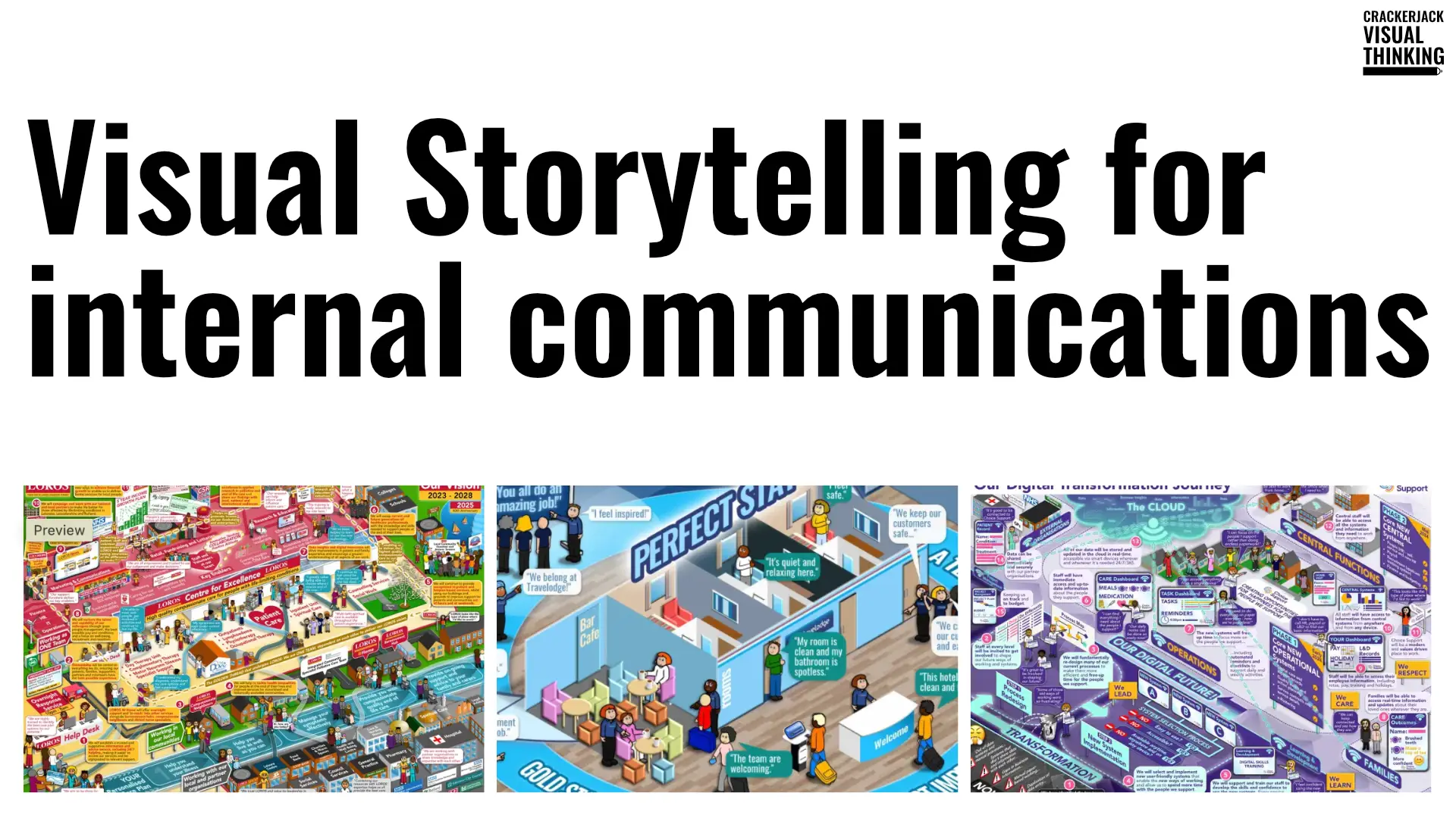 Visual storytelling for internal communications